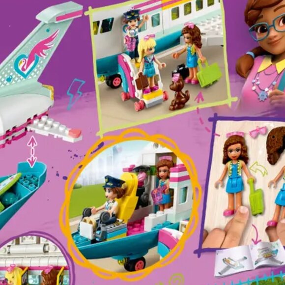 Lego Brand New  Friends Heartlake City Airplane 41429 - Picture 5 of 15